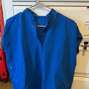 FIGS Rafaela royal blue women’s scrub top